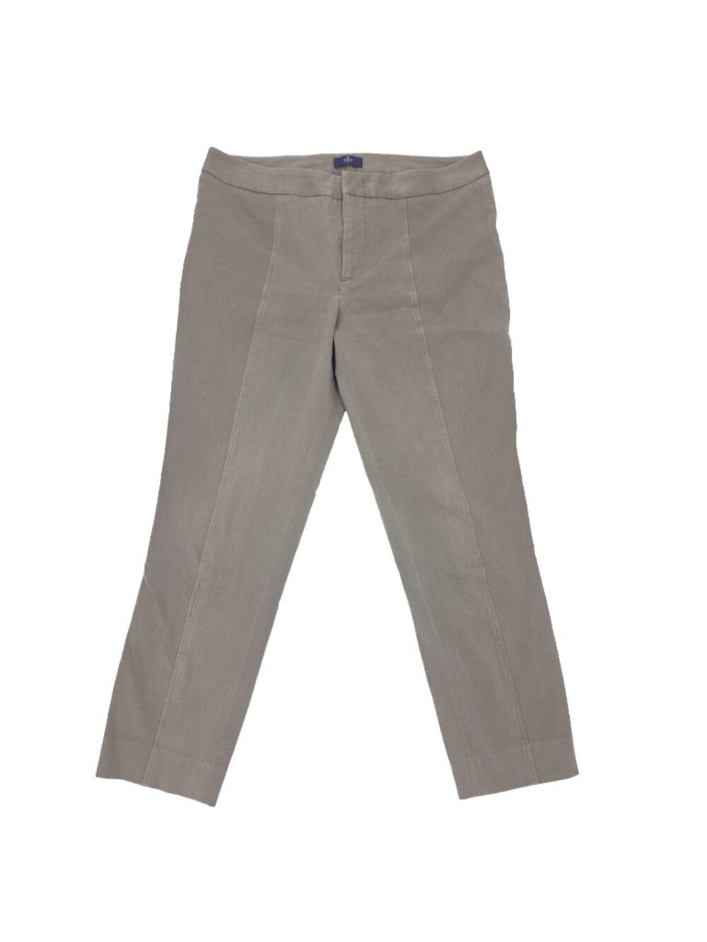 NYDJ Not Your Daughters Jeans 10 Brown Ankle Pants Lift Tuck Betty Ponte Stretch